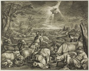 Abrahams Abreise nach Sichem, aus dem Cabinet Reynst von Cornelis Visscher