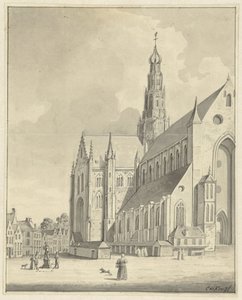 Die Sint-Bavo in Haarlem von Cornelis de Kruyff