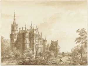 Das Schloss von Wijk bij Duurstede (?)