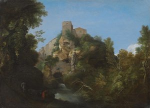 Italienische Landschaft von Cornelis van Poelenburch