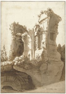 Ruine des sogenannten Palazzo Maggiore auf dem Palatin