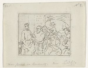 Christus und die Ehebrecherin von Cornelis van der Griendt