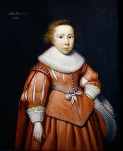 Porträt eines jungen Jungen von Cornelius Janssen van Ceulen