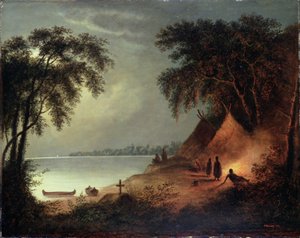 Indianische Bestattung