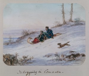 Schlittenfahren in Kanada