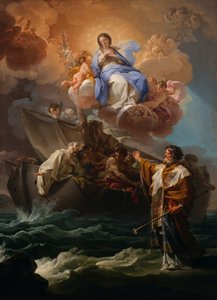 St. Nikolaus rettet die Schiffbrüchigen von Corrado Giaquinto