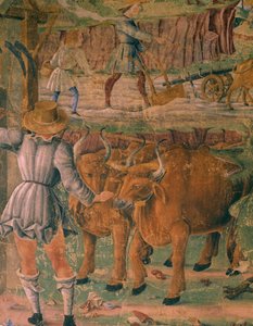 Bilder des Landlebens (Detail) von Cosimo (attr. to) Tura