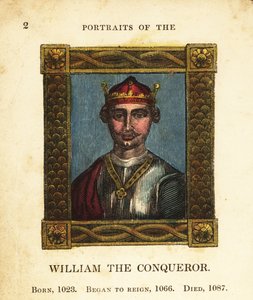 Porträt von König Wilhelm I. dem Eroberer, von England, geboren 1023, begann seine Herrschaft 1066 und starb 1087 von Cosmo Armstrong