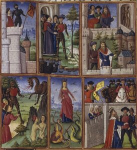 Illustration für das Epos Die Aeneis von Virgil, 1450-1499 von Coëtivy Master