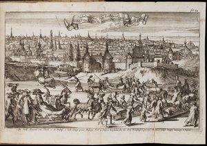 Wologda aus: Historisch Verhael, oder Beschreibung der Reise, 1677 von Coyet