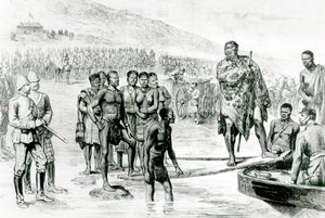 Die Gefangenschaft von Cetewayo von Crawford Caffin