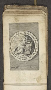 Putto mit Tafel von Crispijn van de Passe (I)