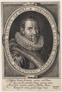 Christian IV., König von Dänemark von Crispijn van de Passe I