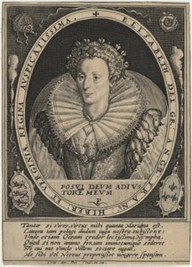 Elizabeth, Königin von England von Crispijn van de Passe I