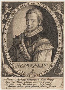 Moritz von Nassau, Prinz von Oranien von Crispijn van de Passe I