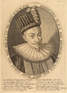 Sigismund III. Wasa, König von Polen, ca. 1600 von Crispijn van de Passe the Elder
