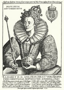 Elisabeth I., Königin von England (Gravur)