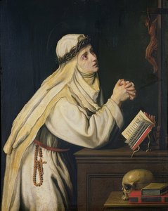 Die Heilige Katharina von Siena von Cristofano Allori