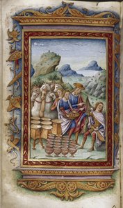 Achilles verweigert Geschenke Illustration für Die Heroides von Ovid