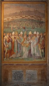 Papst, Bischöfe und Könige ehren die gemarterten Heiligen von Cristoforo & Tempesta Antonio (1555 1630) Roncalli