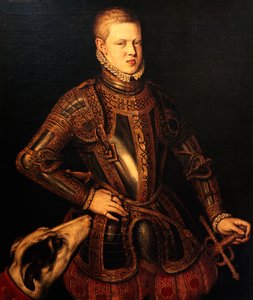 Porträt von Sebastian von Portugal, König von Portugal und der Algarve von Cristóvão de Morais