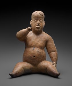 Sitzende Figur