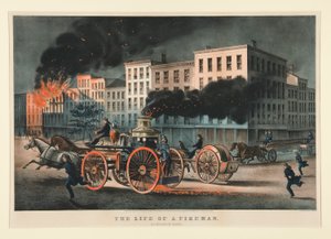 Das Leben eines Feuerwehrmanns / Das Metropolitansystem von Currier and Ives