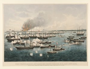 Der siegreiche Angriff auf Fort Fisher, N.C. von Currier and Ives
