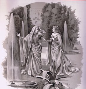 Julia. Nein, nein! Aber all das wusste ich, Illustration aus Romeo und Julia von Curtazzo Curtazzo