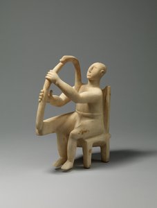 Marmorsitzender Harfenspieler (um 2800-2700 v. Chr.)