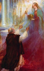 Die Legende vom Krönungsöl und der Ampulle, Die Jungfrau erscheint Thomas A. Becket