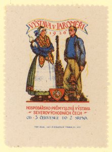 Nordostböhmische Wirtschafts- und Industrieausstellung, Jaromer, Tschechoslowakei, 1926