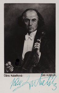Porträt von Jan Kubelik von Czech School