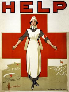 Wahlplakat für das Australische Rote Kreuz, veröffentlicht 1914-18