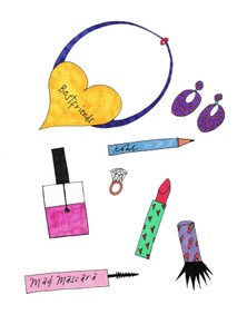 Schmuck & Make-Up, 2017 von Daisy de Villeneuve