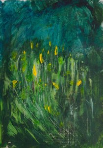 Abstrakte Gelbe Blumen