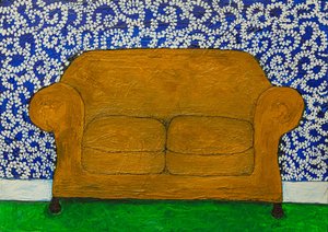 Gemütliches Wohnzimmer Sofa