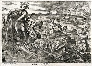 Aqua: Allegorie des Wassers von Daman