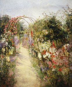 Den Garten gießen