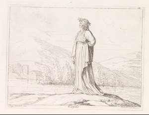 Vergilius Virgilio (Titel auf dem Objekt) von Damiano Pernati