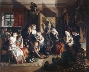 Eine Wintergeschichte von Daniel (1806 70) Maclise