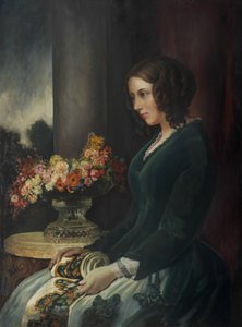 Porträt von Catherine Dickens, ca. 1847 von Daniel Maclise