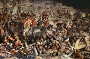 Das Treffen von Wellington und Blücher nach Waterloo (Detail) von Daniel Maclise