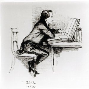 Porträt von Charles Lamb (1775-1834) von Daniel Maclise