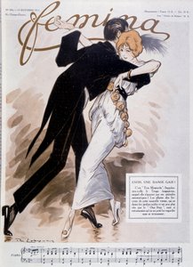 Paar tanzt den Tango
