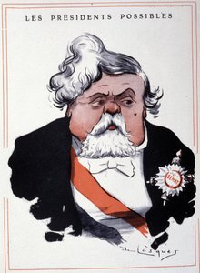 Porträt von Armand Fallières (1841 - 1931), französischer Staatsmann, von Losques.