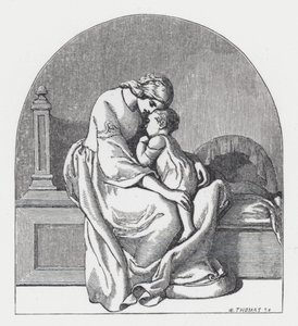 Illustration zu Tennysons Gedicht, Die Prinzessin von Daniel (after) Maclise