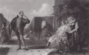 Malvolio, Was ihr wollt von Daniel (after) Maclise