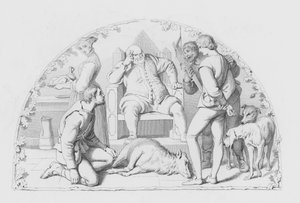 Shakespeare, Der Richter (Stich) von Daniel (after) Maclise