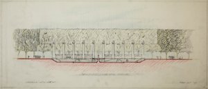 Potomac Rundpunkt, Washington D.C., Abschnittsskizze, 1909 von Daniel Burnham
